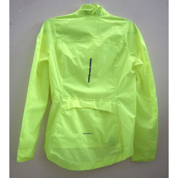 Louis Garneau 1030266 Women's Sz S Bright Yellow Sleet WP Cycling Jacket - Picture 2 of 12